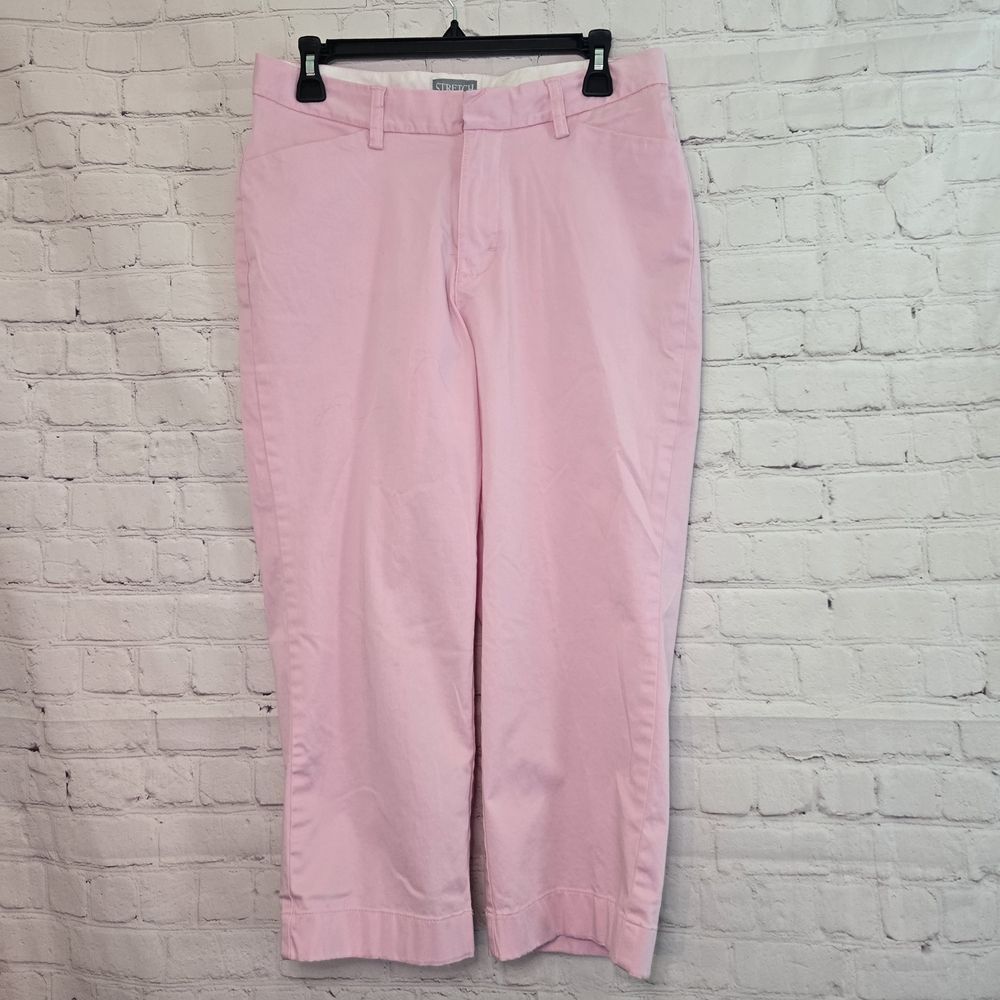 Womens Lee Riders Pink Capris Y2k Preppy Sz 10